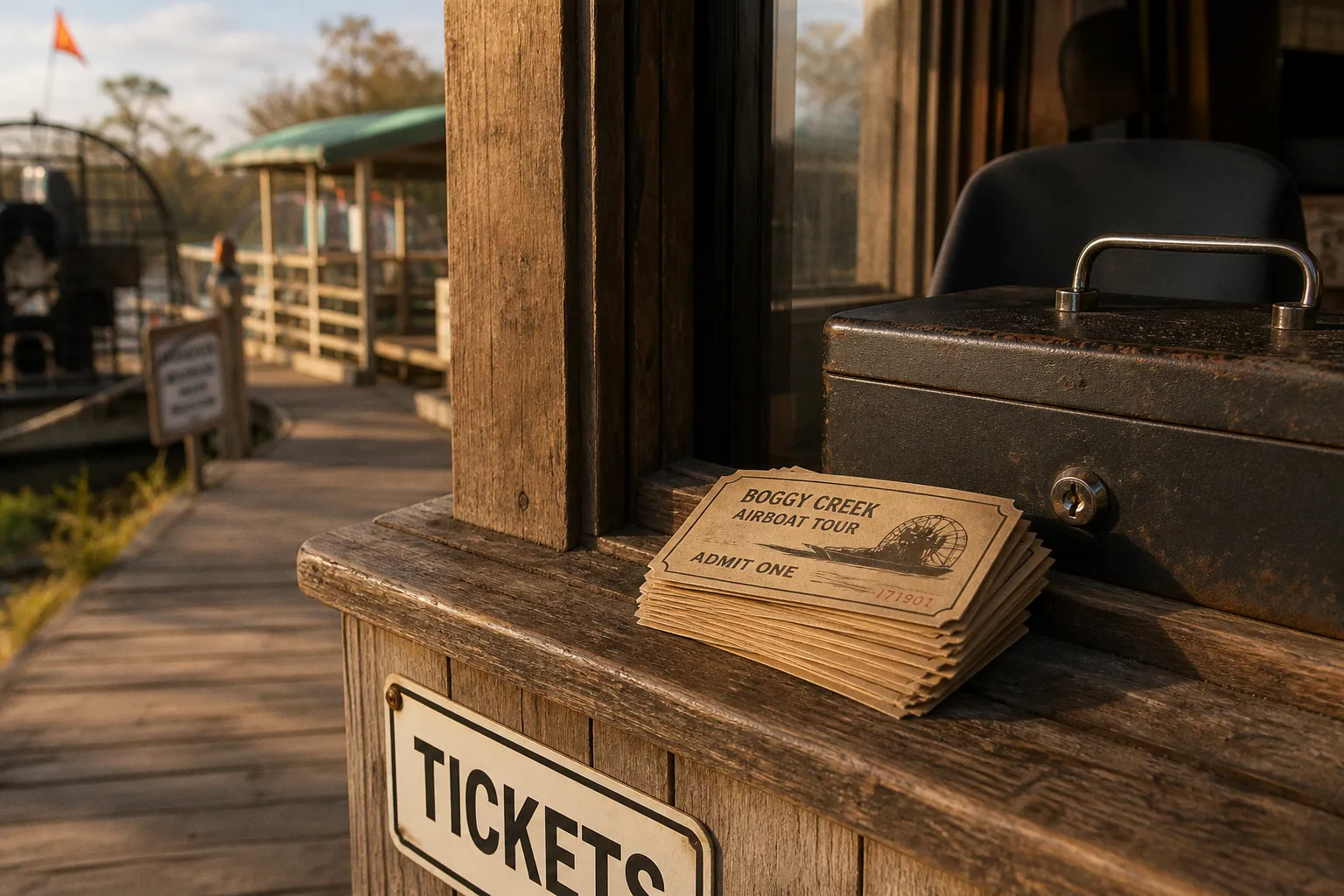 Billets Boggy Creek Airboat : en ligne ou sur place ?