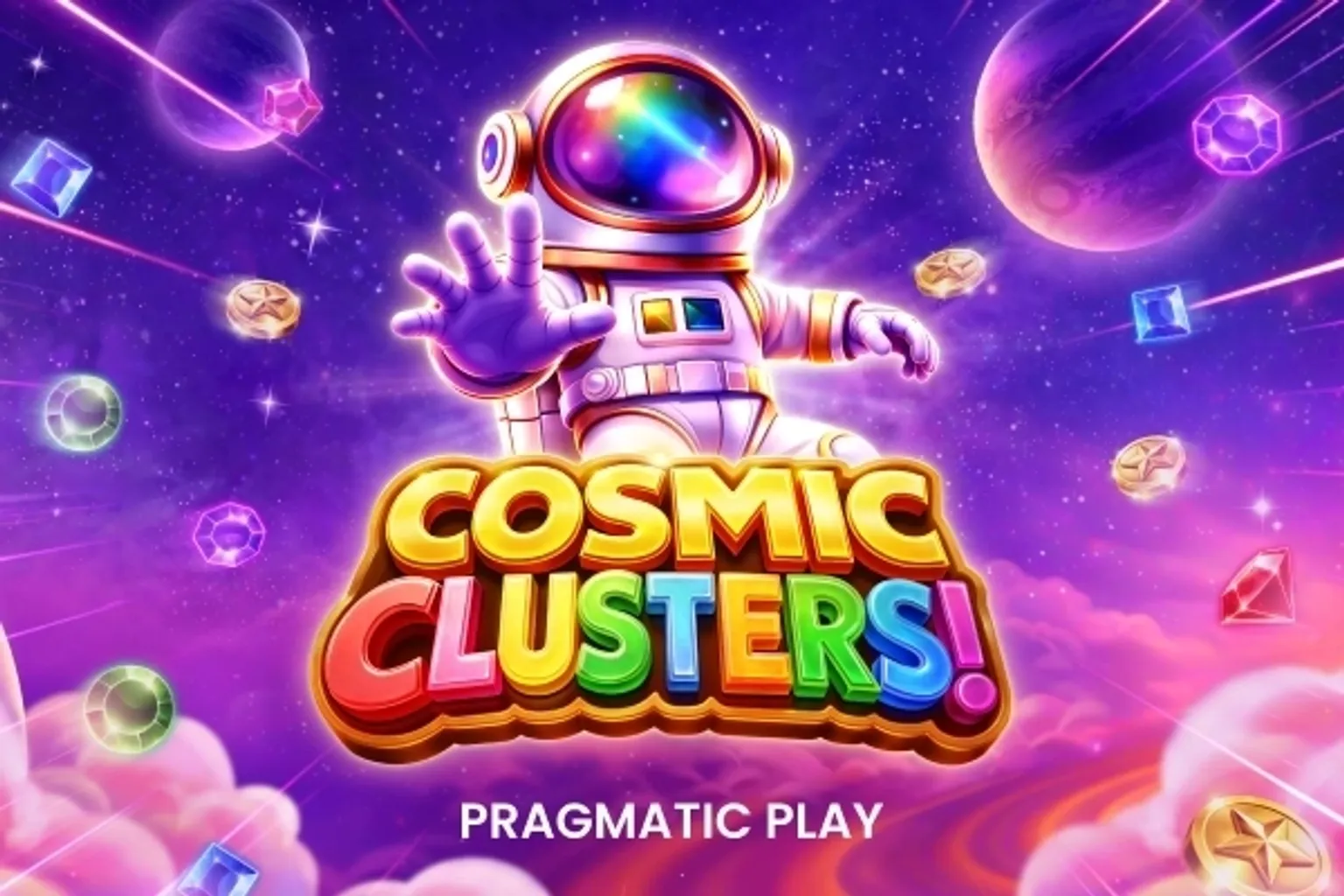Machine à sous Cosmic Clusters : thème spatial ou 6 rouleaux ?