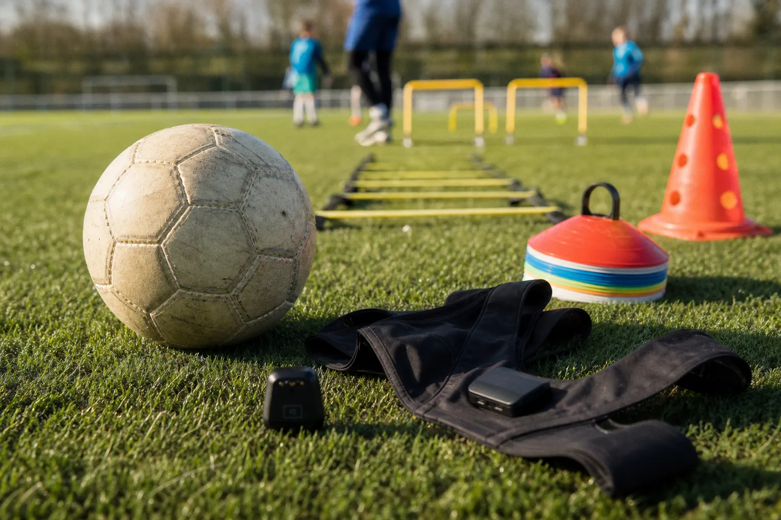 Matériel entraînement football : classique ou connecté ?