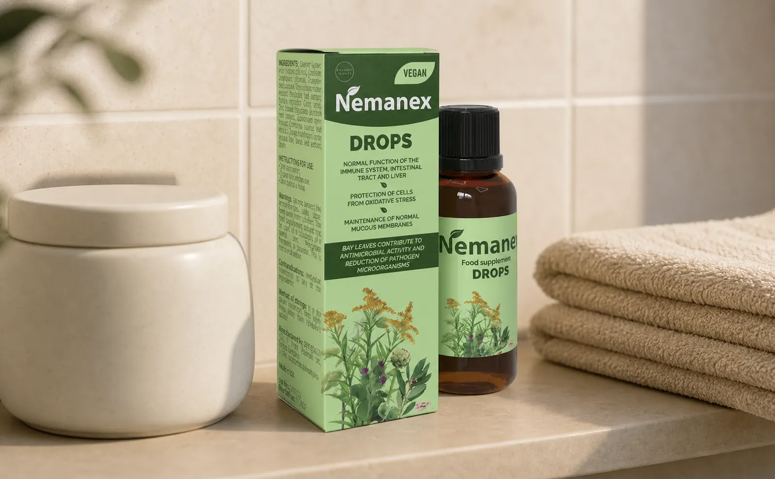 Nemanex Cystitis — le produit au quotidien