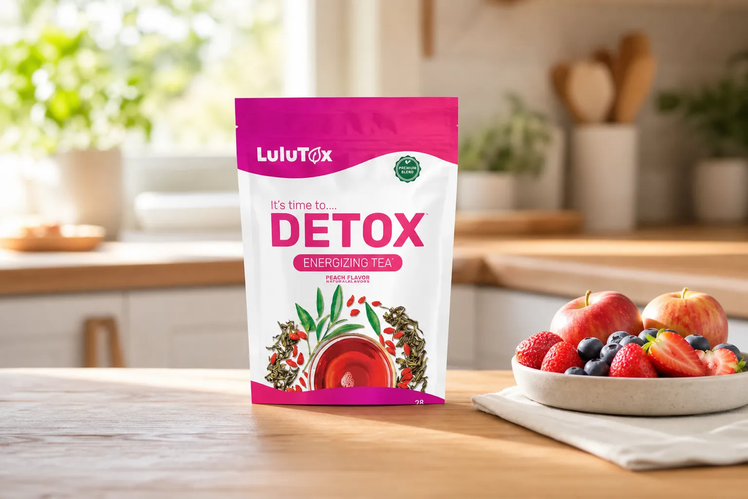 Lulutox Detox Tea HCTC — le produit au quotidien