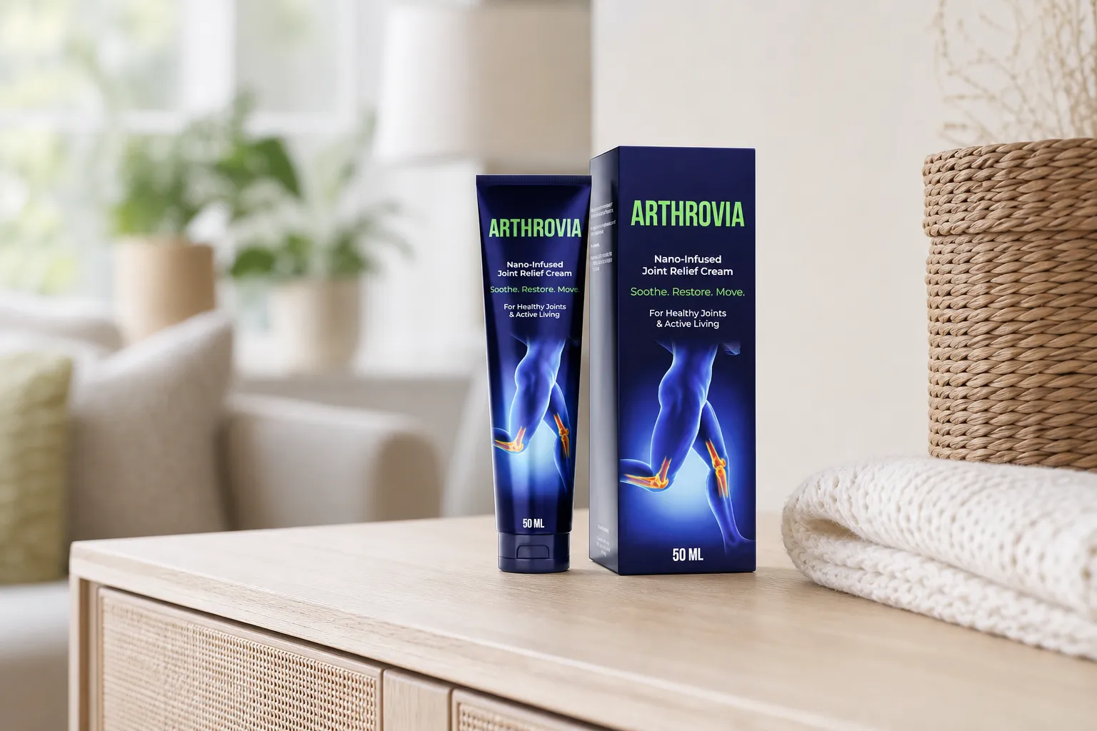 Arthrovia — le produit au quotidien