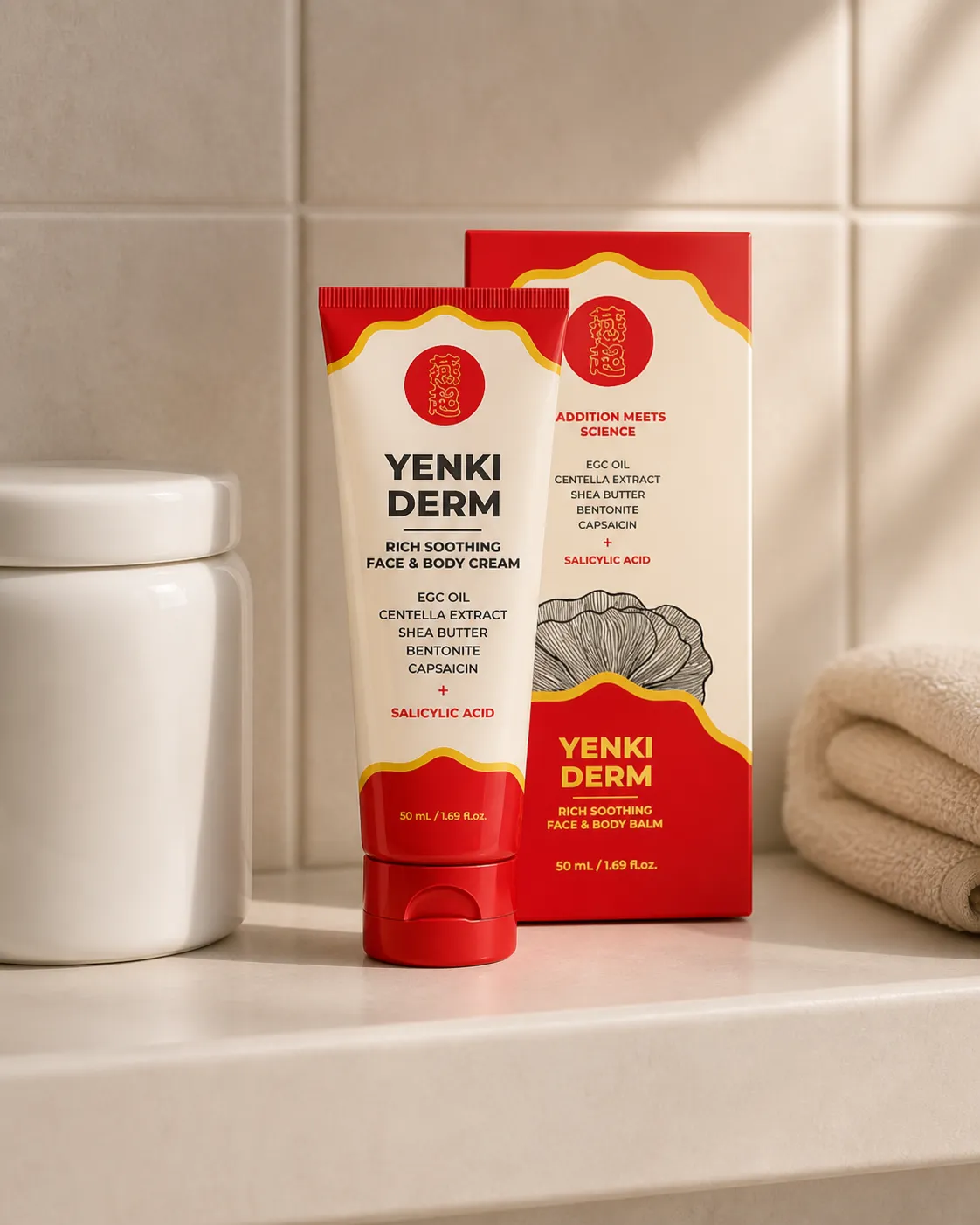 Yenki Derm — le produit au quotidien
